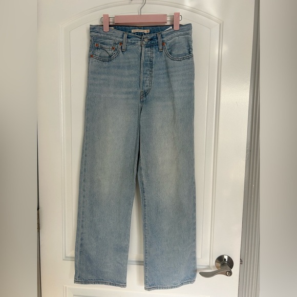 Levi’s Premium Ribcage 90s Straight Jeans size 28 - Picture 1 of 13